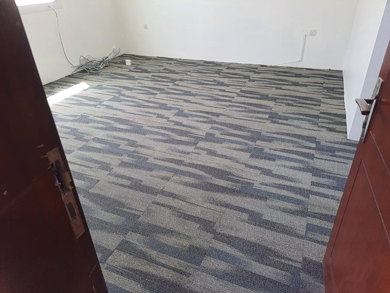 Carpet Tiles Installed in a office